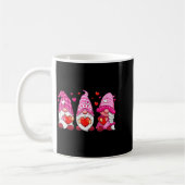 Funny Cute Three Gnomies Nk Hearts Matching Vale Kaffeetasse (Links)
