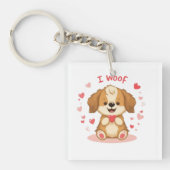 Funny & Cute Valentine’s Day Gift Schlüsselanhänger (Vorderseite)