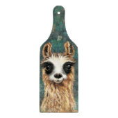 Funny Cutting Board mit Curry Llama Schneidebrett (Vorderseite)