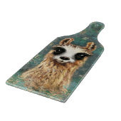 Funny Cutting Board mit dem kuriosen Llama Schneidebrett (Ecke)