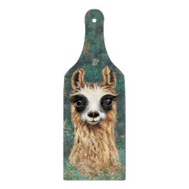 Funny Cutting Board mit dem kuriosen Llama Schneidebrett