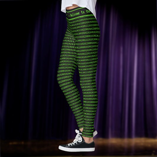 Funny Cyber Code 'AI Generated' oder Custom Slogan Leggings