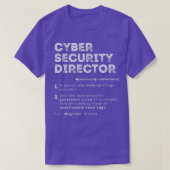 Funny Cyber Security Director Definition Computer  T-Shirt (Design vorne)