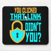 Funny Cyber Security Gift Computer Hacker Tech Mousepad (Vorne)