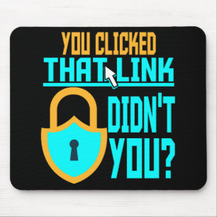 Funny Cyber Security Gift Computer Hacker Tech Mousepad