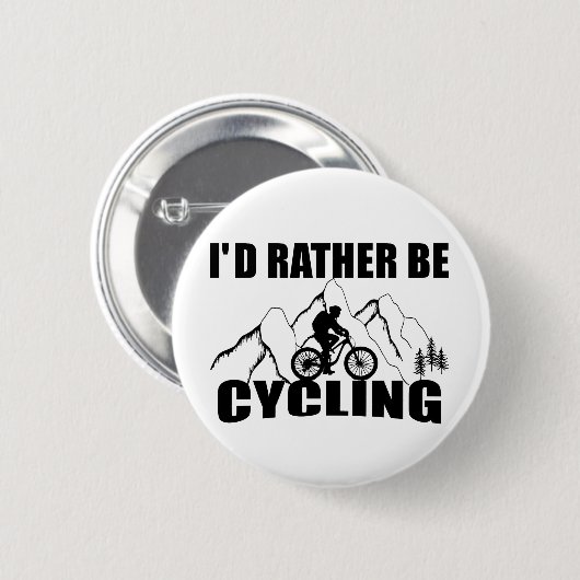 Funny Cycle Zitat Button (Vorne & Hinten)
