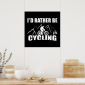 Funny Cycle Zitat Poster (Küche)