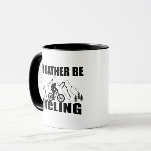 Funny Cycle Zitat Tasse (Vorderseite Links)
