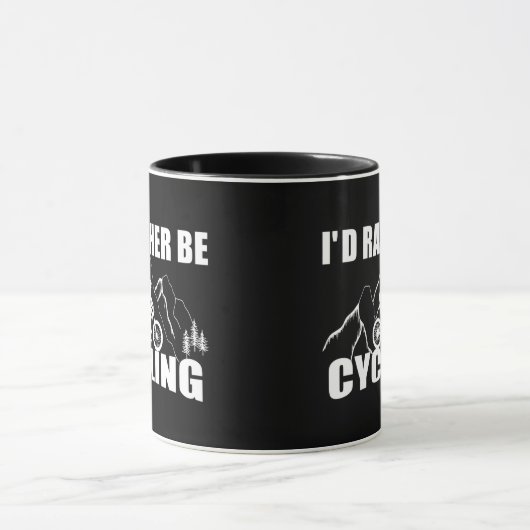 Funny Cycle Zitat Tasse (Zentrum)