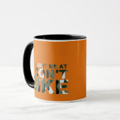 Funny Cycling Camouflage Sie haben mich verloren D Tasse (Vorderseite Links)