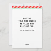 Funny Cycling Cyclist Weihnachten (Rückseite)