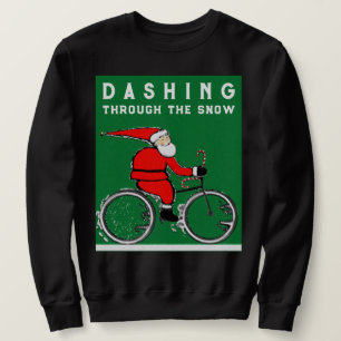 Funny Cycling Cyclist Weihnachten Sweatshirt