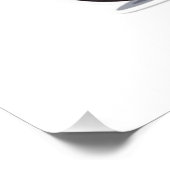 **Funny Cycling Dog – Cute Dog Riding a Bicycle Il Poster (Ecke)