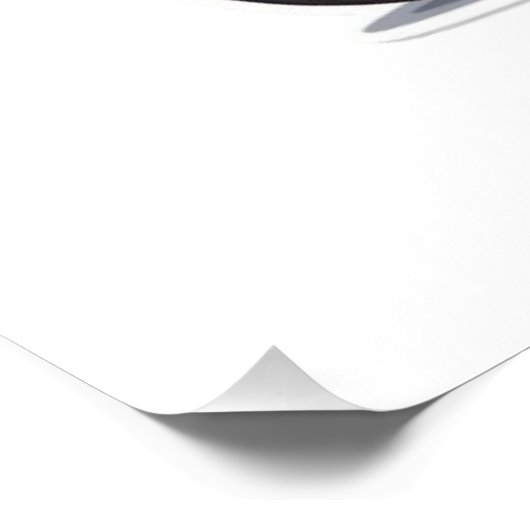 **Funny Cycling Dog – Cute Dog Riding a Bicycle Il Poster (Ecke)