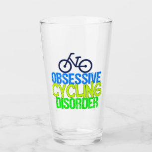Funny Cycling Glas