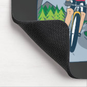 Funny Cycling Mousepad (Ecke)