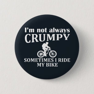Funny Cycling Quotes Button