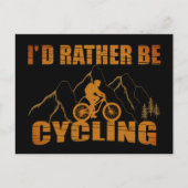 Funny Cycling Quotes Feiertagspostkarte (Vorderseite)