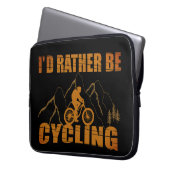 Funny Cycling Quotes Laptopschutzhülle (Vorderseite Links)