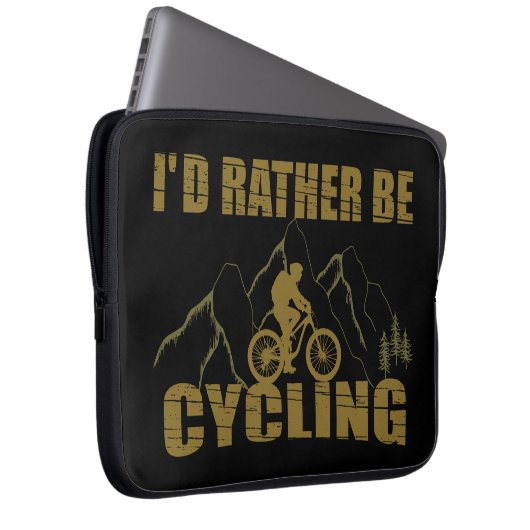 Funny Cycling Quotes Laptopschutzhülle (Vorne Rechts)