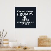 Funny Cycling Quotes Poster (Küche)