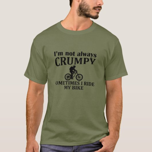 Funny Cycling Quotes T-Shirt (Vorderseite)