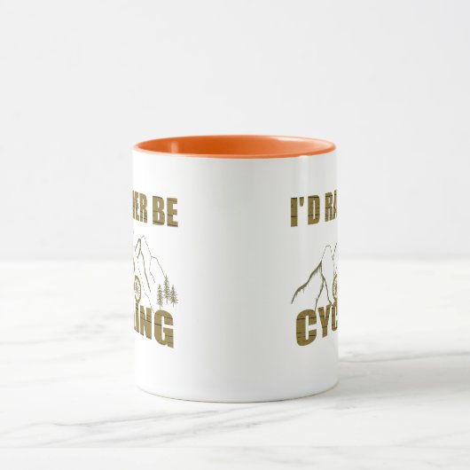 Funny Cycling Quotes Tasse (Zentrum)