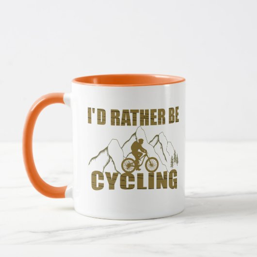 Funny Cycling Quotes Tasse (Links)