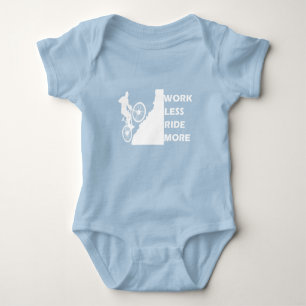 Funny Cycling Sprichwort Baby Strampler