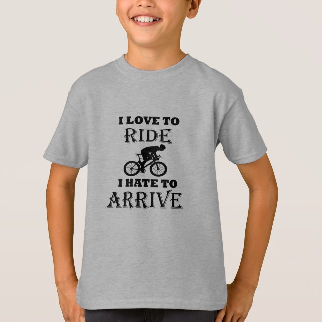 Funny Cycling Sprichwort T-Shirt (Vorderseite)