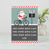 Funny Cycling Weihnachten (Stehend Vorderseite)