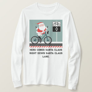 Funny Cycling Weihnachts-T - Shirt