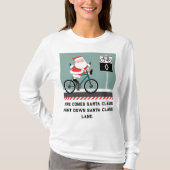 Funny Cycling Weihnachts-T - Shirt (Vorderseite)