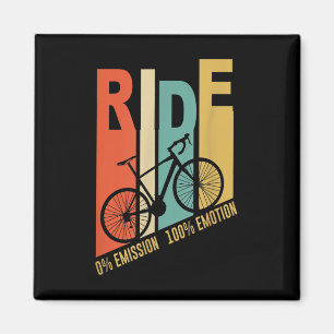 Funny Cyclist Bicycle Gift Umwelt Schutz Magnet