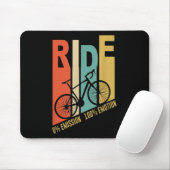 Funny Cyclist Bicycle Gift Umwelt Schutz Mousepad (Mit Mouse)