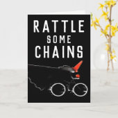 Funny Cyclist Biker Halloween Karte (Gelbe Blume)