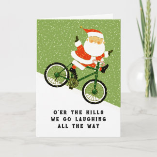 Funny Cyclist Weihnachten