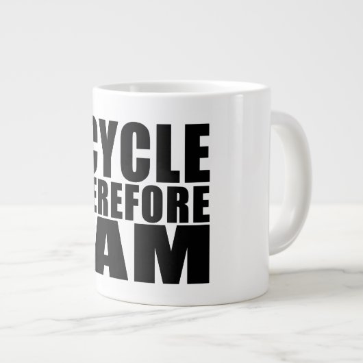 Funny Cyclists Zitate Jokes: I Zyklus Jumbo-Tasse (Vorderseite Rechts)