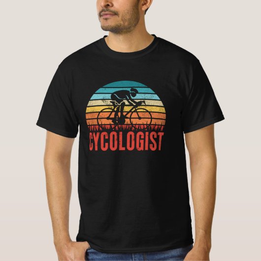 Funny Cycologin Cycling Cyclist Geschenk T-Shirt (Vorderseite)