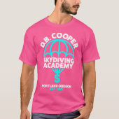 Funny D B Cooper Db Cooper Skydiving Academy T-Shirt (Vorderseite)