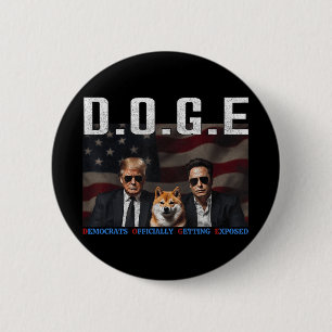 Funny D.o.g.e Doge Demokraten offiziell bekommen Button