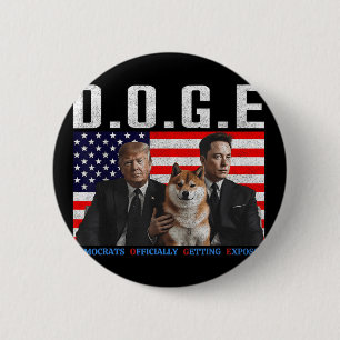 Funny D.o.g.e Doge Demokraten offiziell bekommen E Button