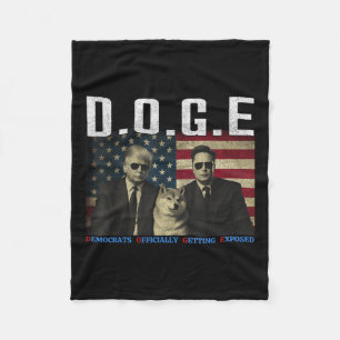 Funny D.o.g.e Doge Demokraten offiziell bekommen E Fleecedecke