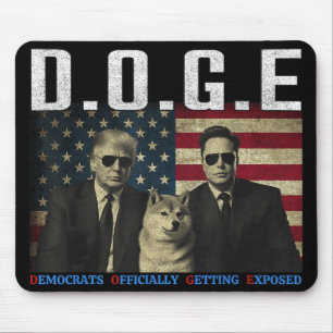Funny D.o.g.e Doge Demokraten offiziell bekommen E Mousepad