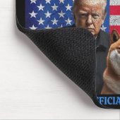 Funny D.o.g.e Doge Demokraten offiziell bekommen Mousepad (Ecke)