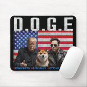 Funny D.o.g.e Doge Demokraten offiziell bekommen Mousepad (Mit Mouse)