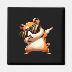 Funny Dab Animal Dabbing Hamster Meme Magnet