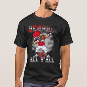 Funny Dab Bing Georgia Vs All Y'all Georgia Staat T-Shirt