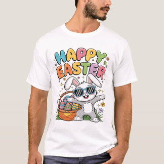 Funny Dabbing Bunny Osterfeier Ostern T-Shirt