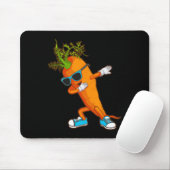 Funny Dabbing Carrot Geschenk Niedliches Gemüse Lo Mousepad (Mit Mouse)
